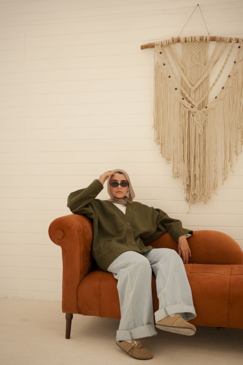 Wool Buttoned Jacket