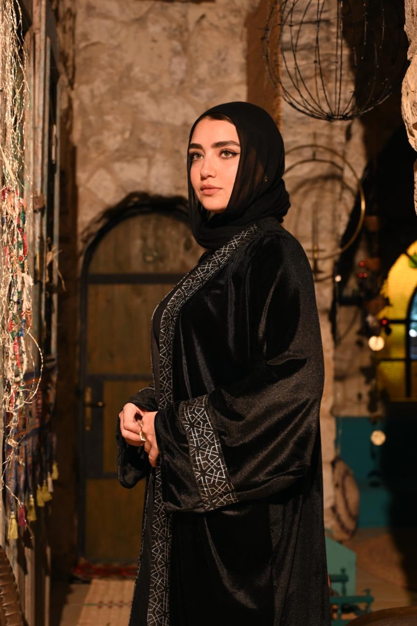 Silver Pattern Kaftan