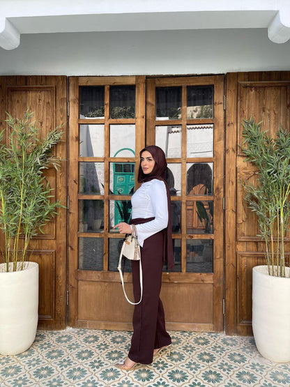 Belted Classic Pants