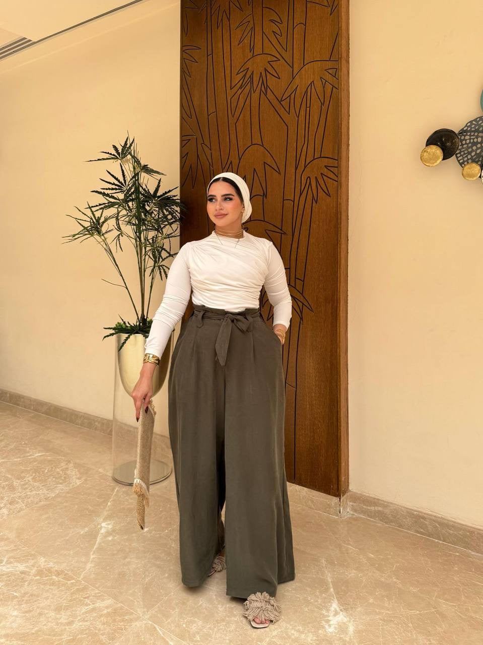 High waist Pants