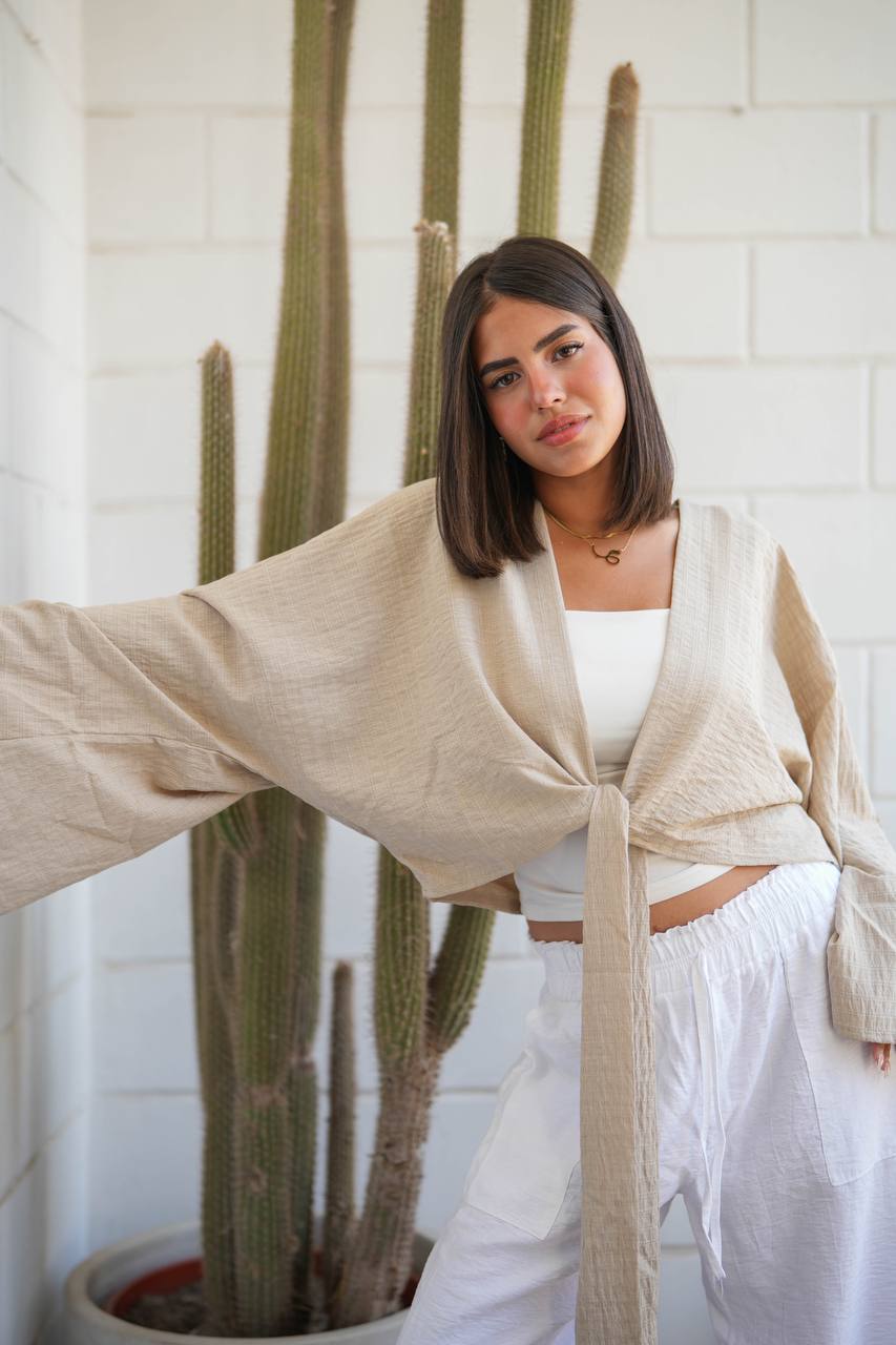 Wrap Kimono Blouse