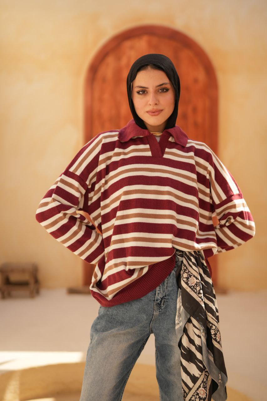 Striped Crewneck Pullover