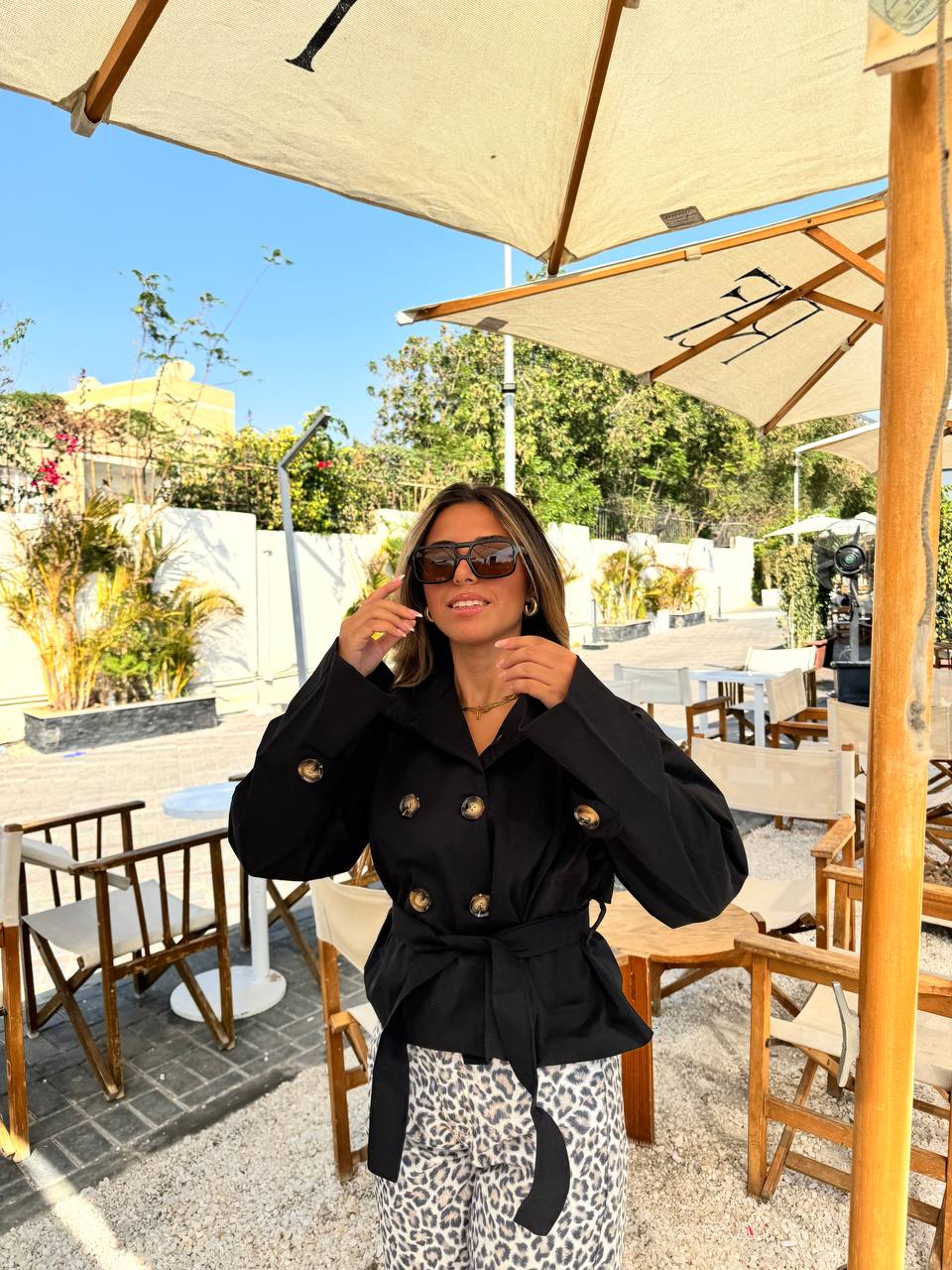 Belted Trench Jacket