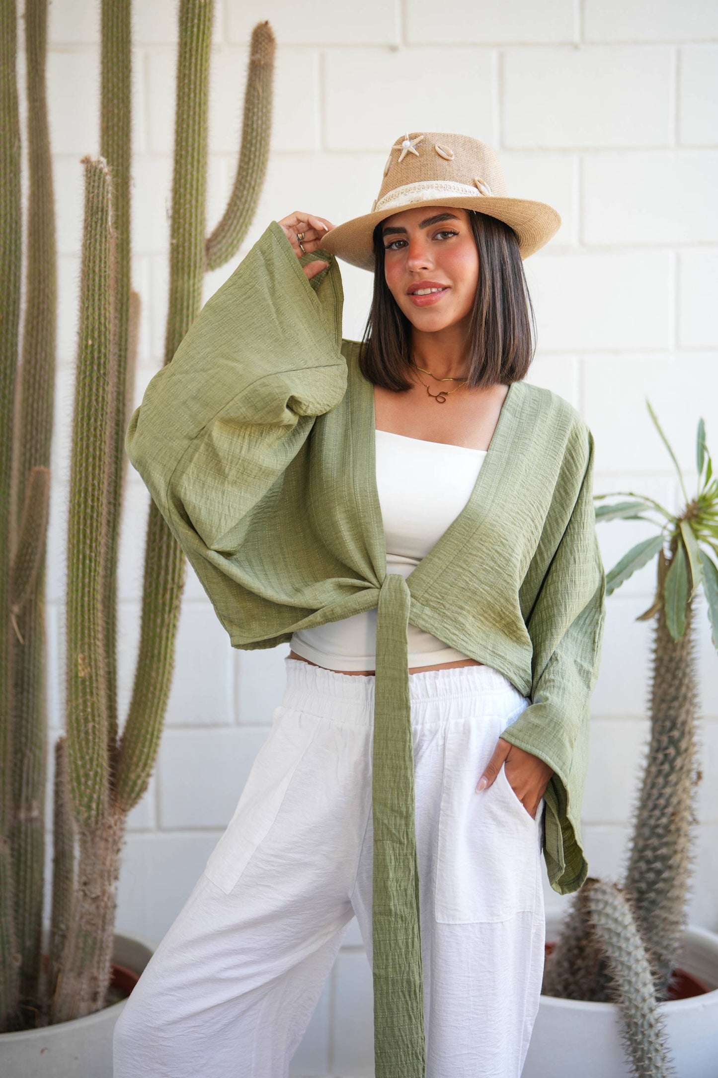Wrap Kimono Blouse