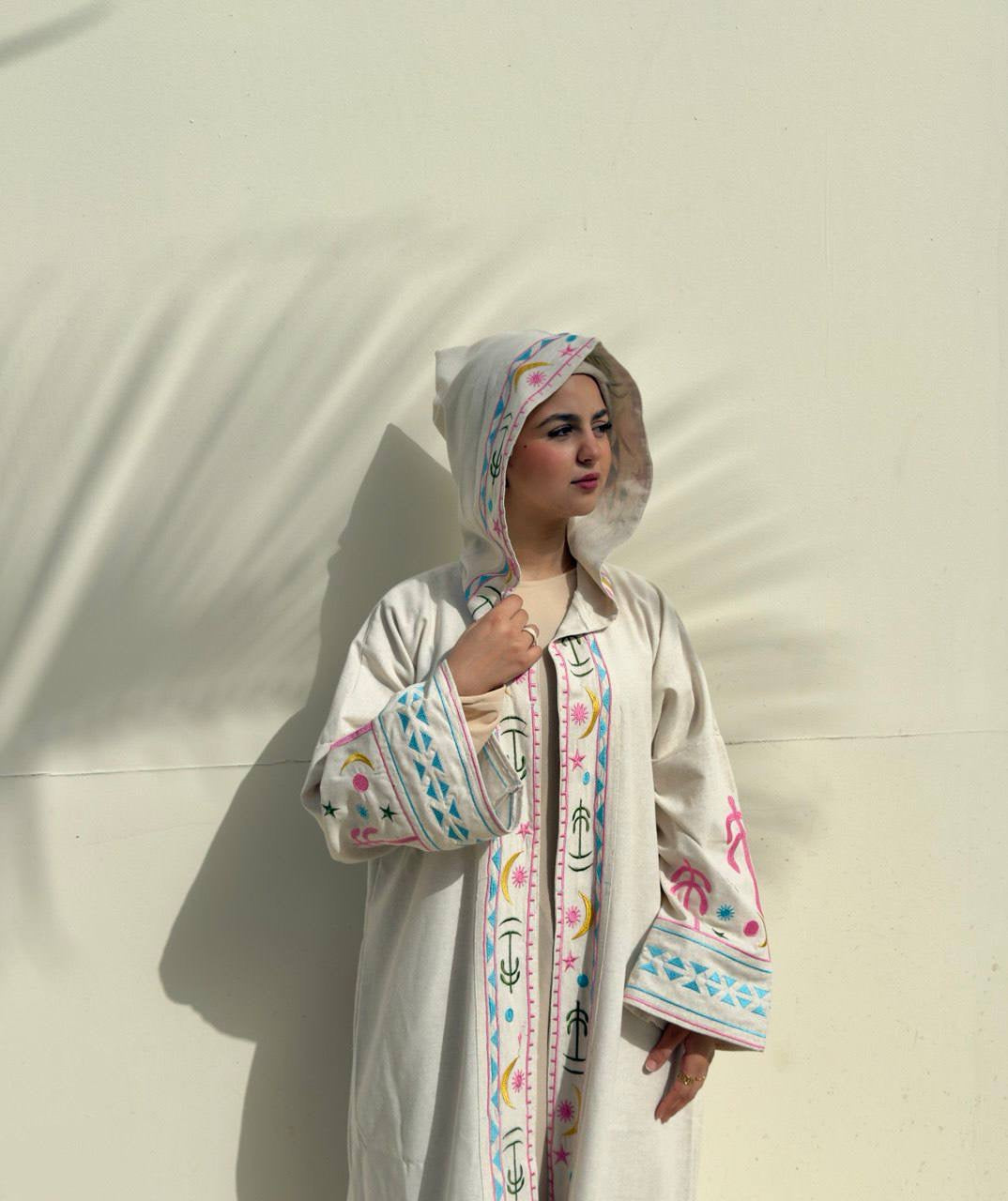 Vibrant Linen Kaftan