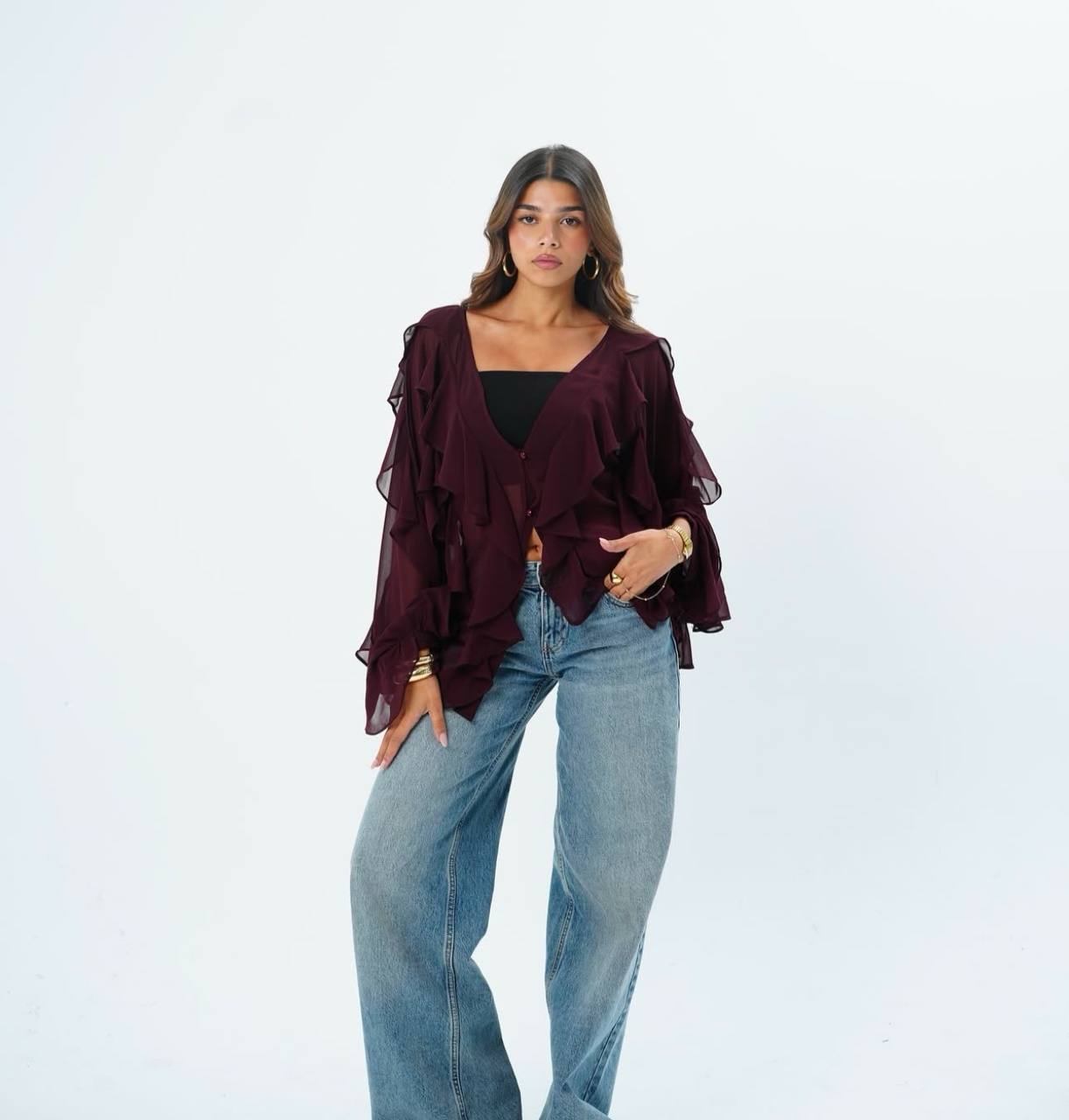 Velvet Waves Blouse