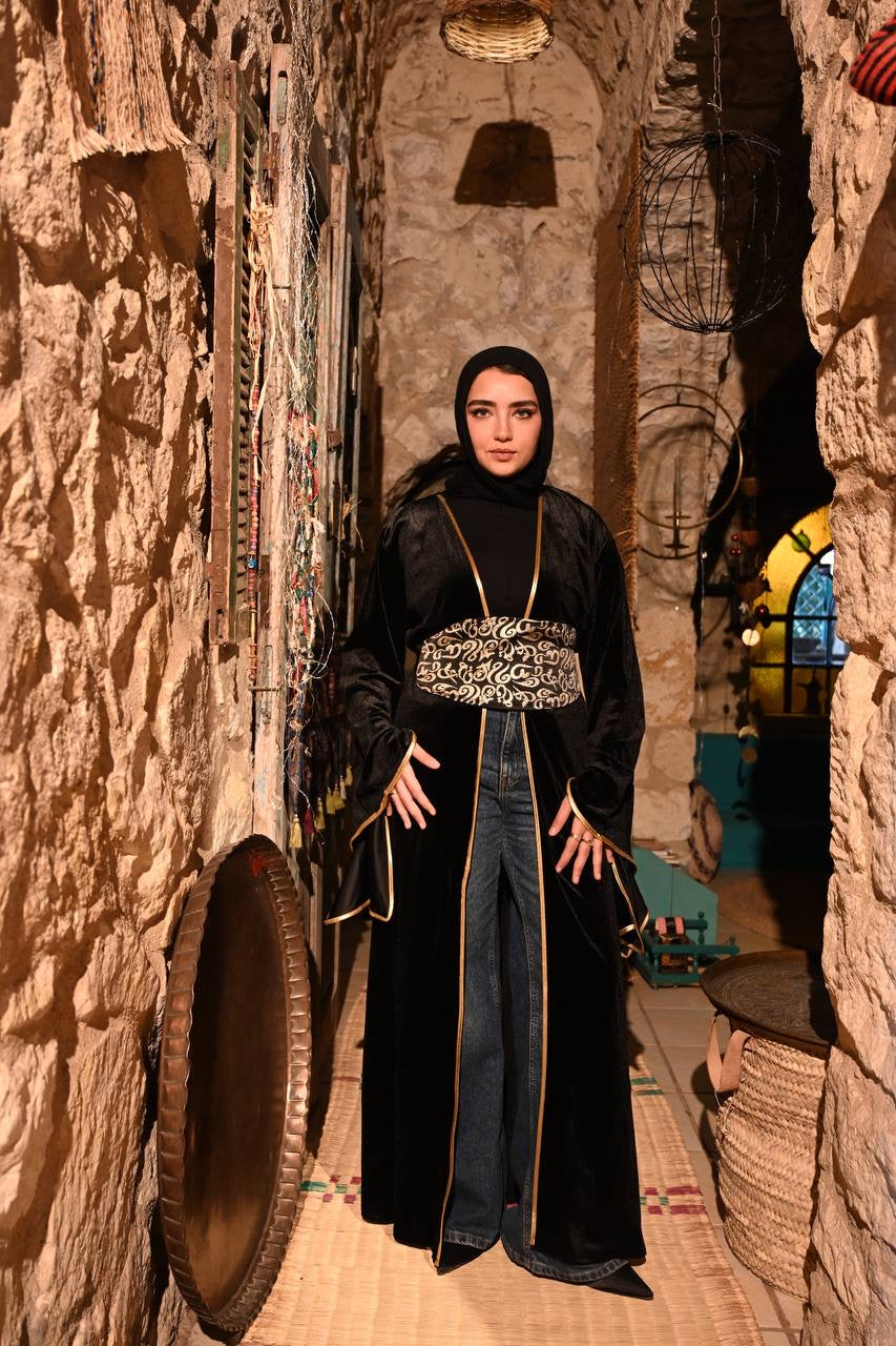 Golden calligraphy Kaftan