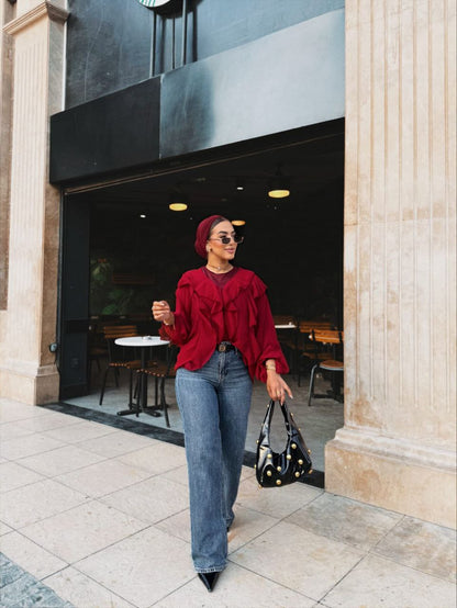 Ruffle Blouse