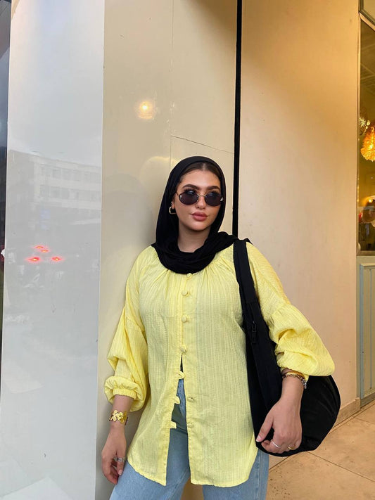 Straight Tie Blouse